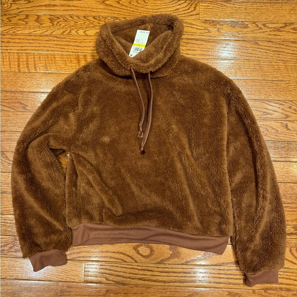 Plush sweatshirt